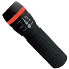 Φακός LED 1W Zoom απο Καουτσούκ E-6605